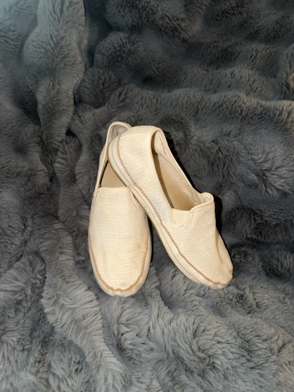 UGG Women's Cream Slip-On Espadrilles